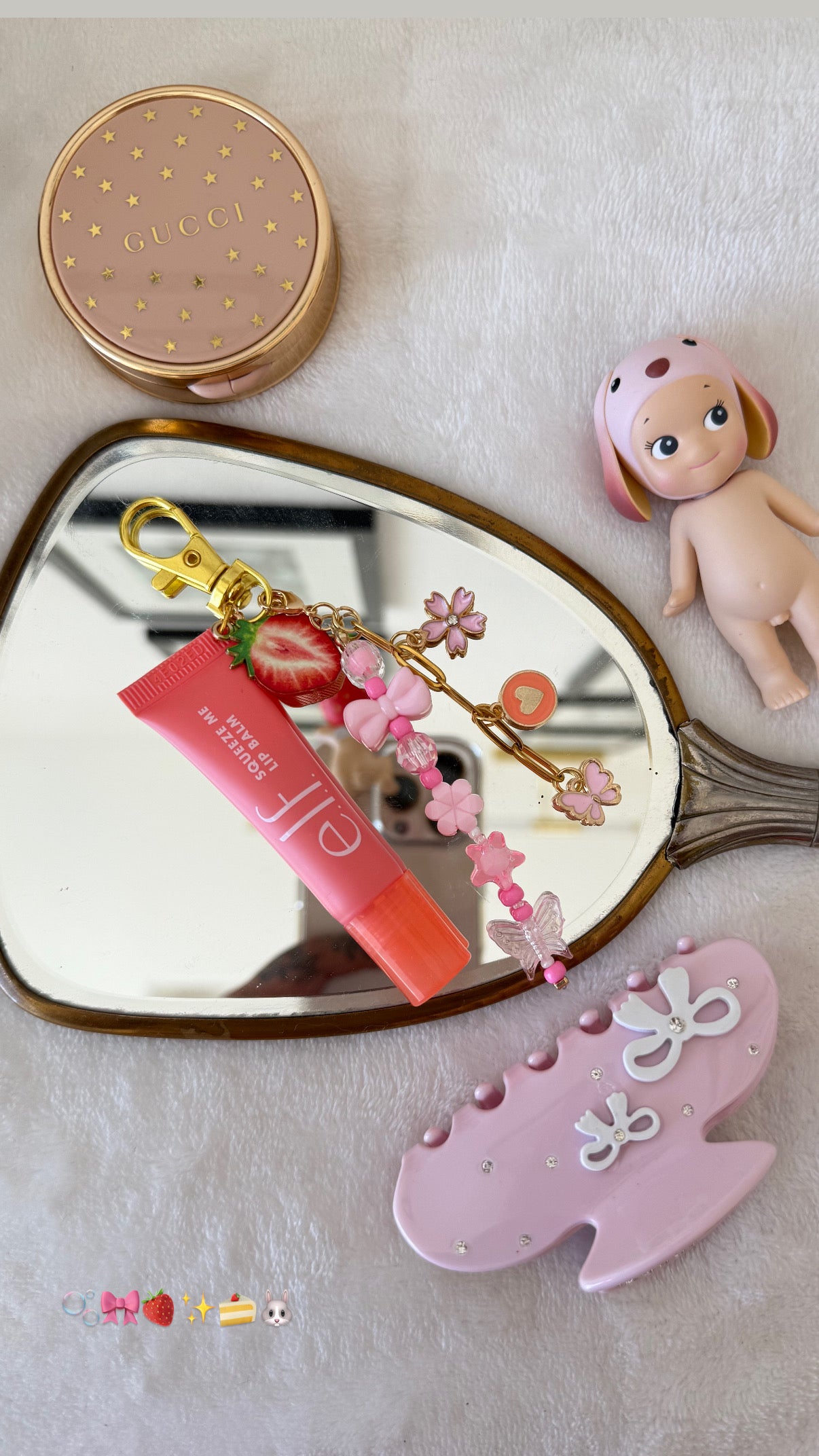 Lipgloss Keychain Custom charm