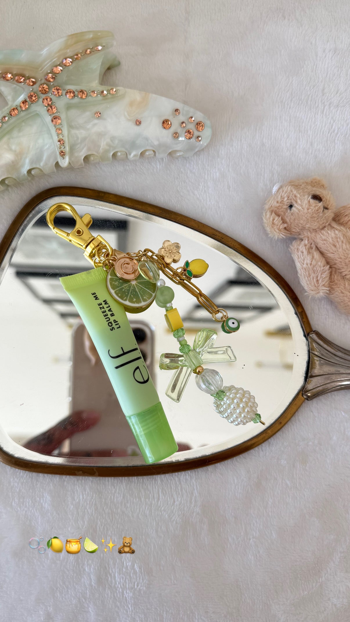 Lipgloss Keychain Custom charm